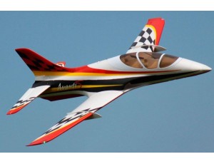 Freewing Avanti S Red 80mm EDF Sport Jet Kit Version With Full Servo